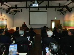 ブリーフィング風景