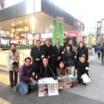 啓発活動後の集合写真